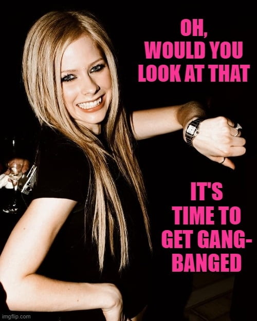 Celebrity gangbang captions #767 (Avril) #87910564