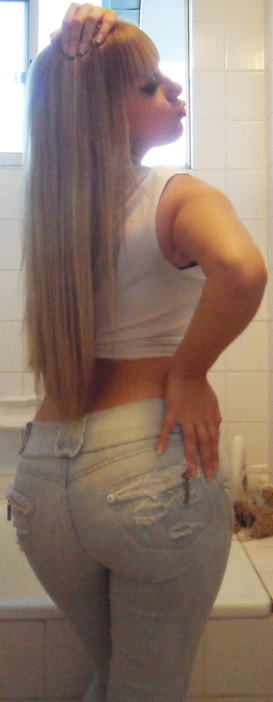 ass pants (white blonde) #93865331