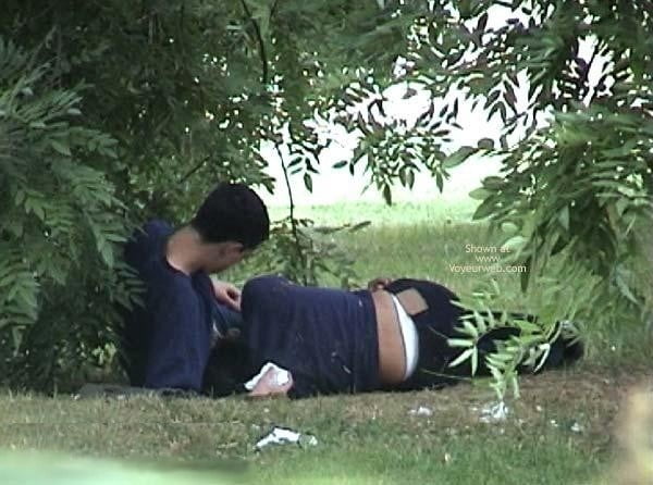 Voyeur Fucking In Park #91352852