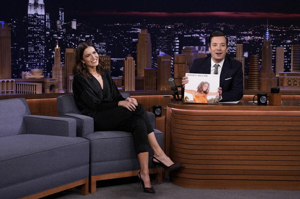 Mandy moore - tonight show with jimmy fallon (12 march 2020)
 #91747708