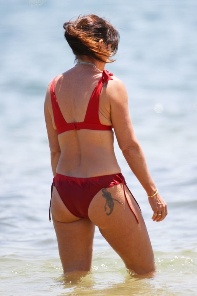 Davina McCall in red bikini #97296286