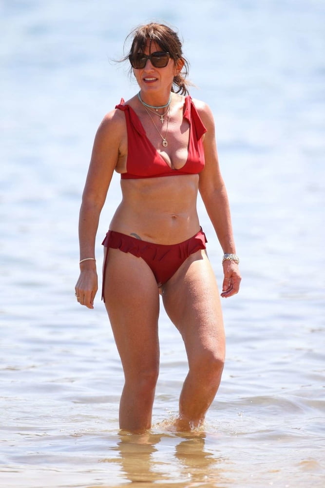Davina McCall in red bikini #97296294