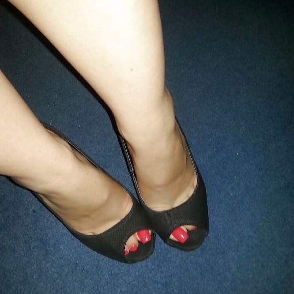 I miei piedi sexy in calze e tacchi
 #87667858