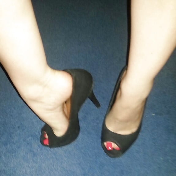 My sexy feet in stocking and heels #87667860
