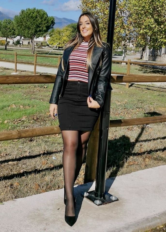 Natalia europea sexy in collant gambe di nylon collant
 #100658044