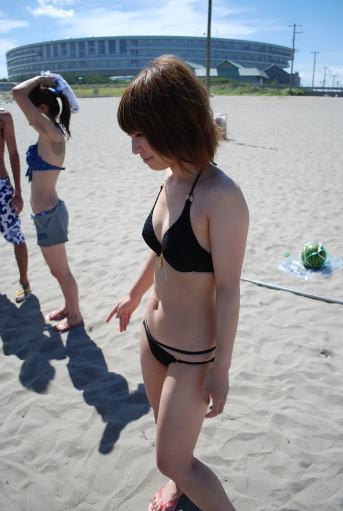 Japanese bikini girls at the beach #94502726