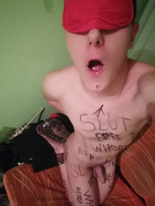 Slave body writing in dirty basement. Humiliation comment #107016696