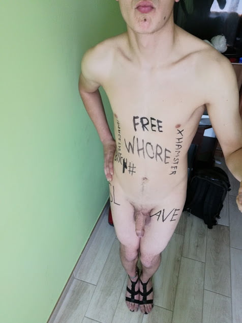 Slave body writing in dirty basement. Humiliation comment #107016726