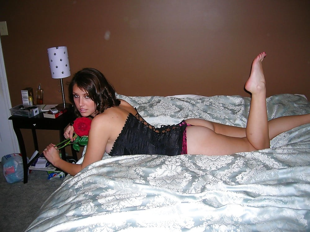Brunette Lingerie Poser #103542273
