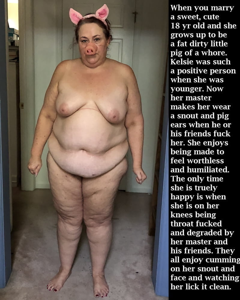 Webslut Fat Fuck Pig Kelsie Exposed! #81236646