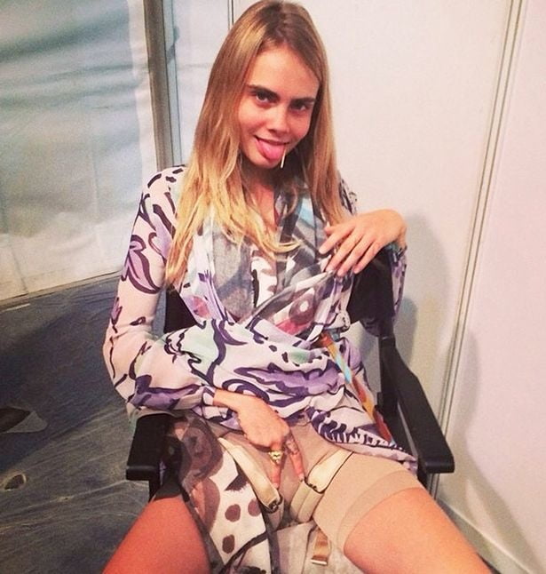 Cara Delevingne - Where would you cum on her #100572165