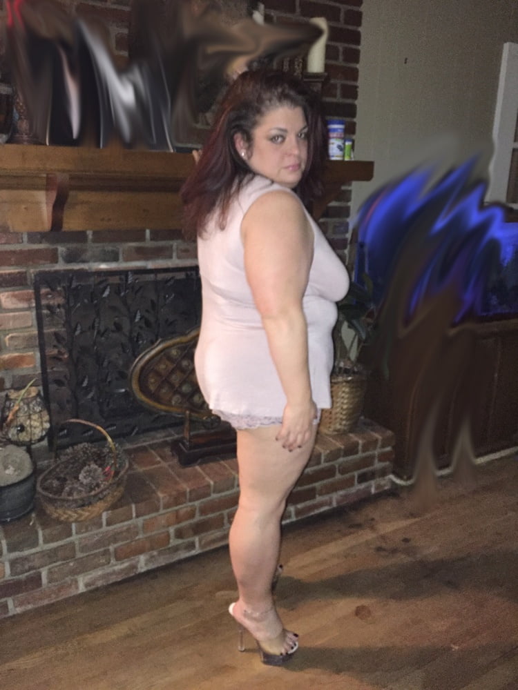 BBW Hotwife in Clear Heels #93437088