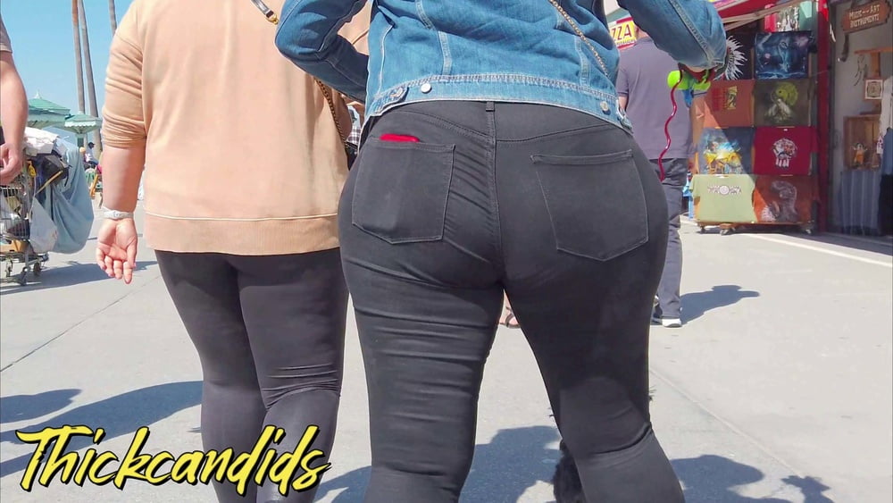 BBW with sexy wide hips and fat ass in jeans (BOOTY FOLLOW)( #103814140