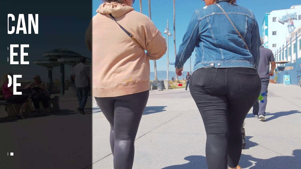BBW with sexy wide hips and fat ass in jeans (BOOTY FOLLOW)( #103814154