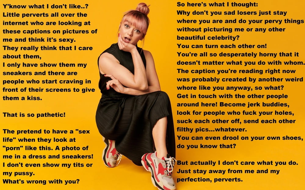 Celebrity femdom captions - gemischt
 #102894915