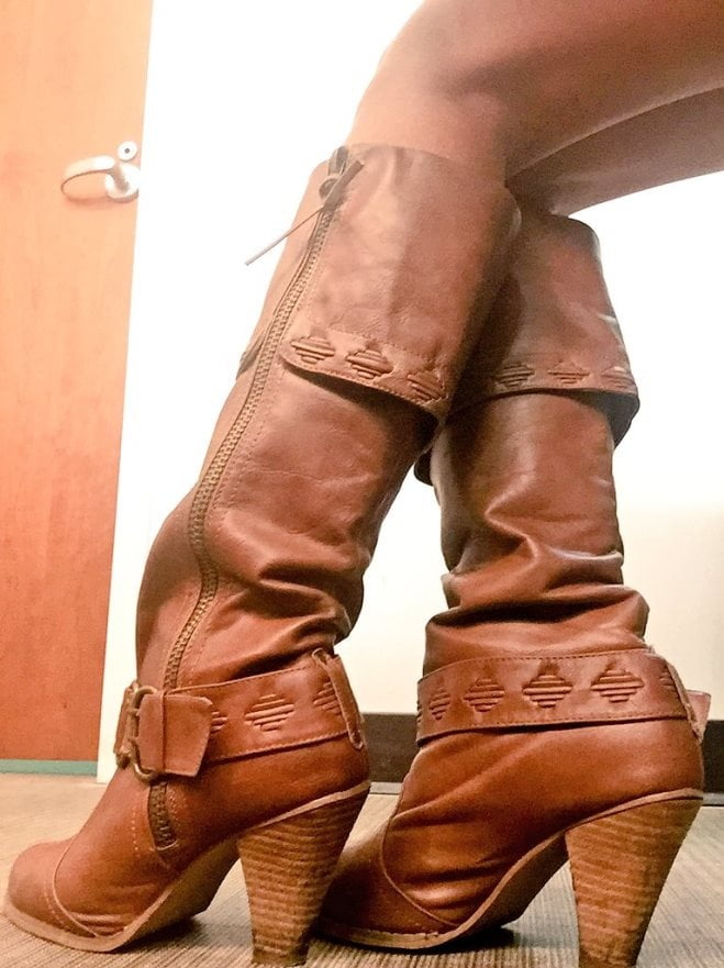 Female Celebrity Boots &amp; Leather - Jacey Birch #99956218