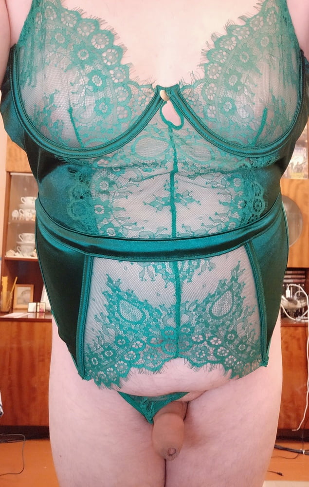 my new green lace corset #107104562