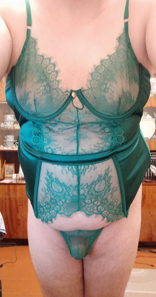 my new green lace corset #107104565