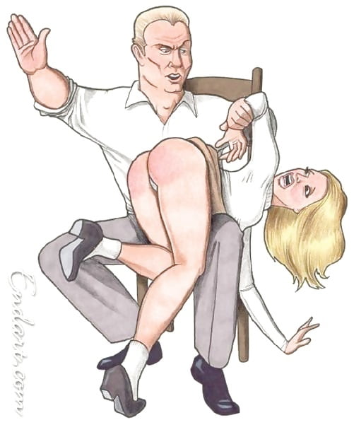 Spanking Mädchen Karikaturen
 #94119427