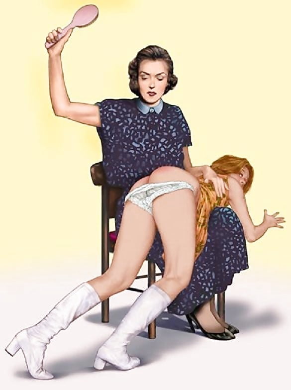 Spanking Mädchen Karikaturen
 #94119440