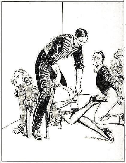Spanking Mädchen Karikaturen
 #94119443