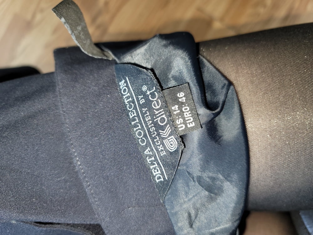 Flugbegleiterinnen-Rock mit schlüpfrigem Futter und Strumpfhose
 #106784772