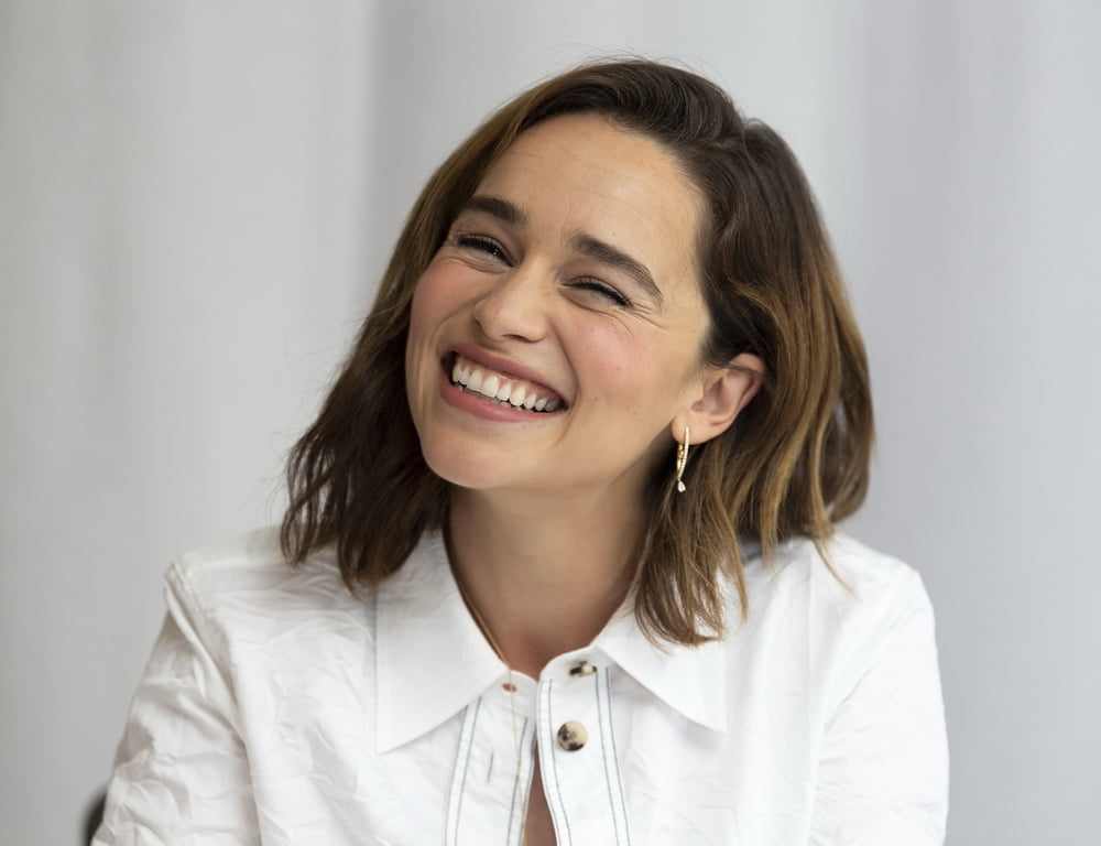 Emilia Clarke pulling lots of cute faces 2 #99863192