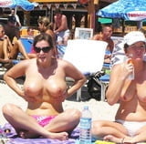Milf moms topless beach #80672663