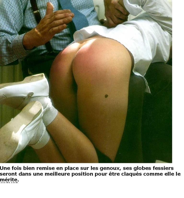 French captions about spankable , shorts , spanking #90656408