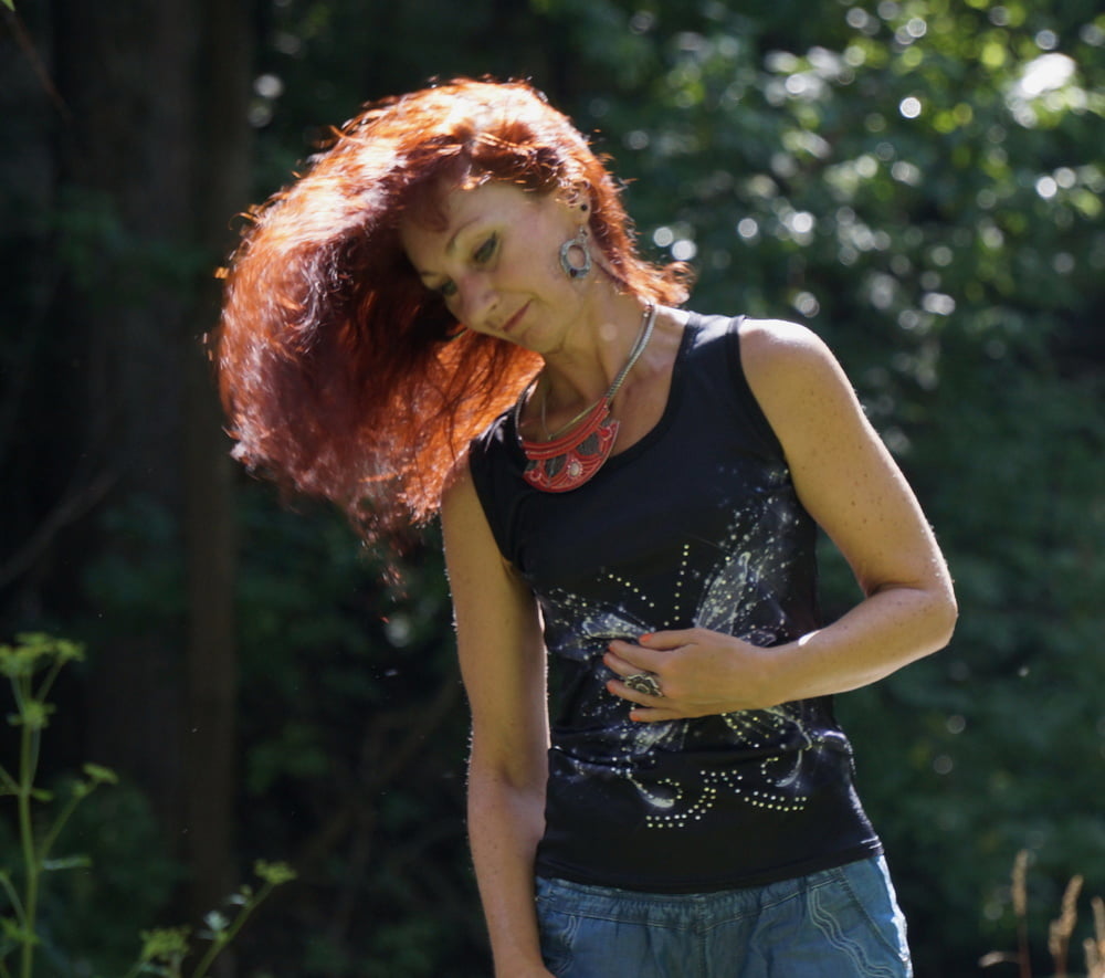 Flaming hair #107200284