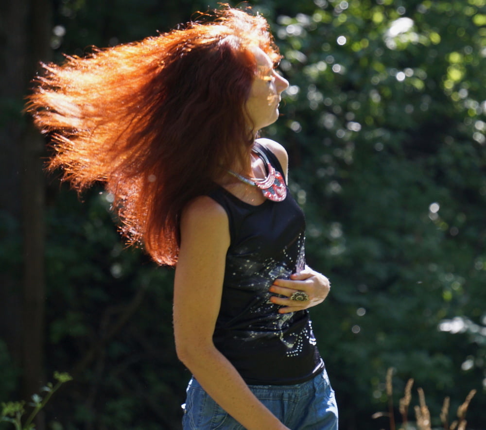 Flaming hair #107200285