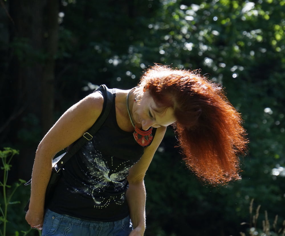 Flaming hair #107200287