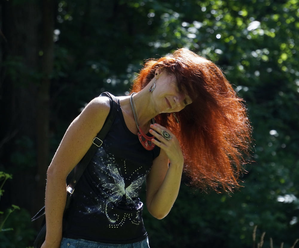 Flaming hair #107200288
