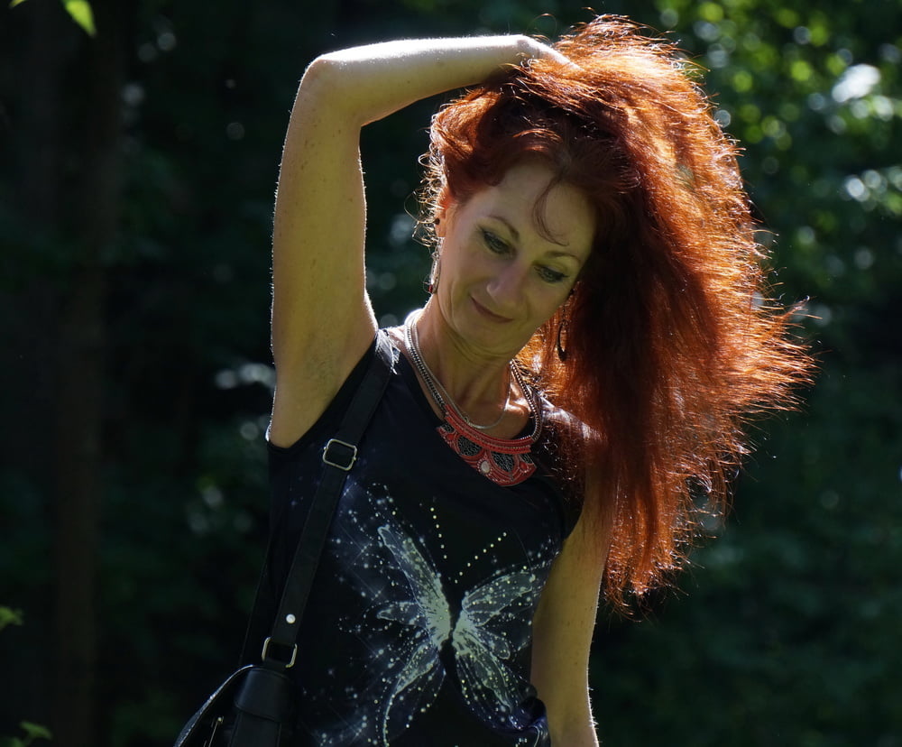 Flaming hair #107200298