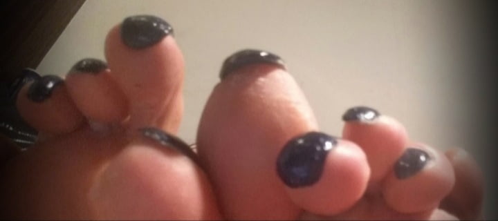 Asian ts Black toenails and fishnet #107069707