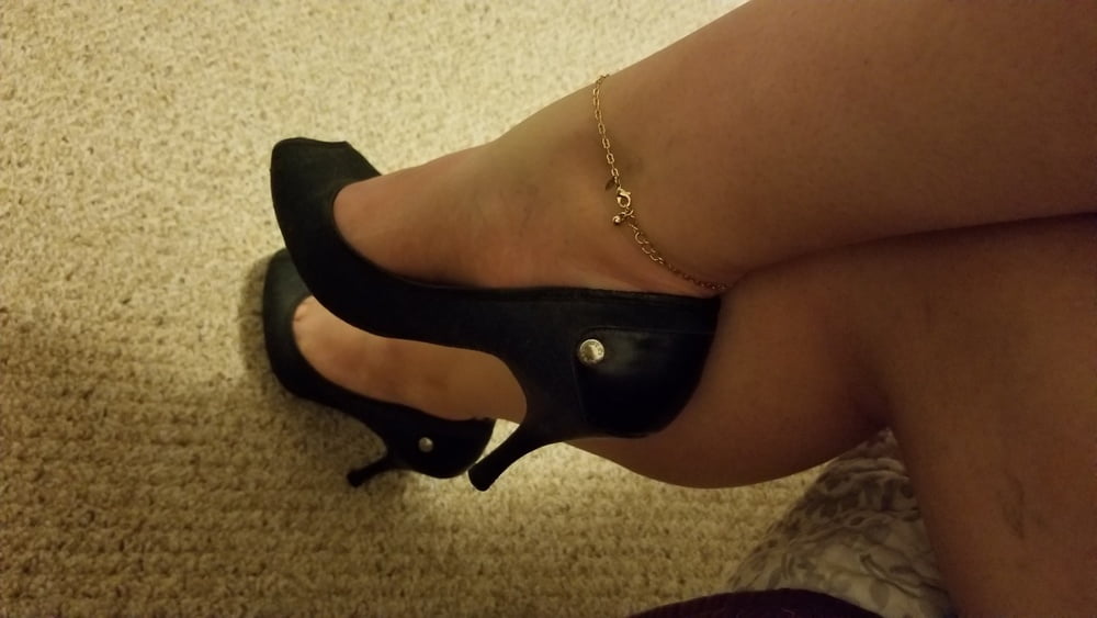 Playing in my shoe closet pretty feet heels flats milf  wife #106688818