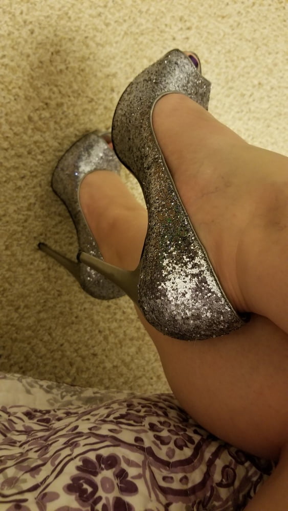 Playing in my shoe closet pretty feet heels flats milf  wife #106688830
