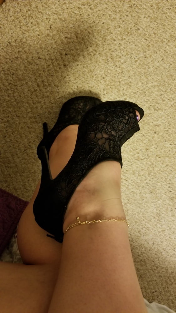 Playing in my shoe closet pretty feet heels flats milf  wife #106688835