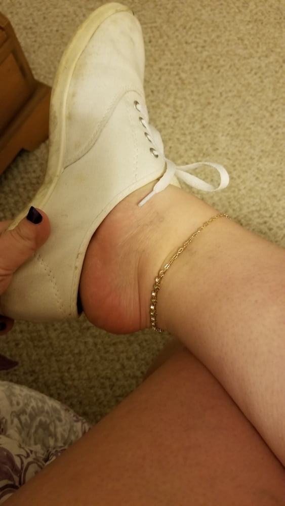 Playing in my shoe closet pretty feet heels flats milf  wife #106688837