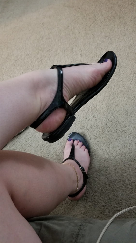 Playing in my shoe closet pretty feet heels flats milf  wife #106688858