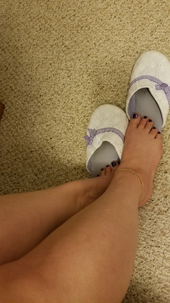 Playing in my shoe closet pretty feet heels flats milf  wife #106688866