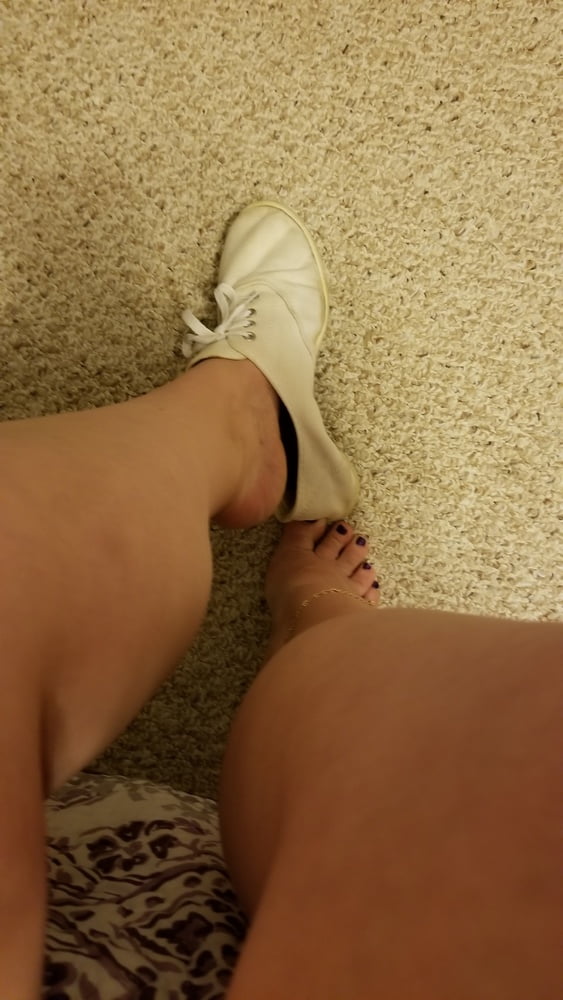 Playing in my shoe closet pretty feet heels flats milf  wife #106688875
