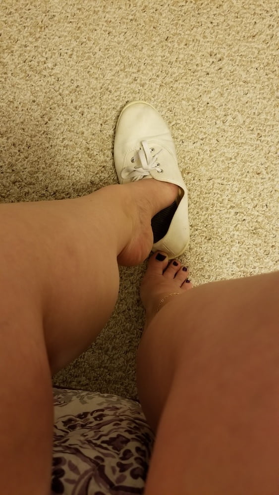 Playing in my shoe closet pretty feet heels flats milf  wife #106688892