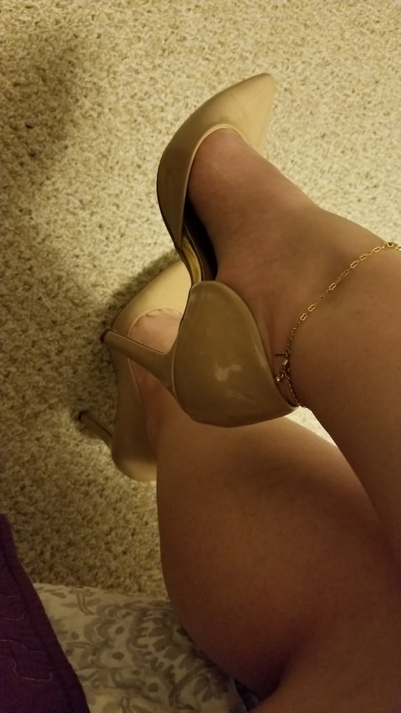 Playing in my shoe closet pretty feet heels flats milf  wife #106688903