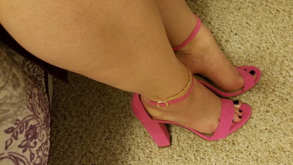 Playing in my shoe closet pretty feet heels flats milf  wife #106688905