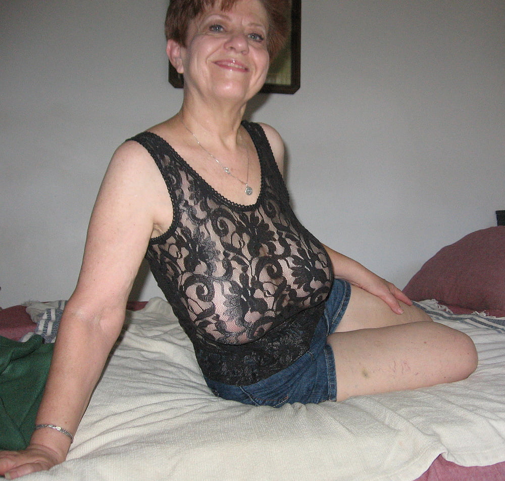 Brunette granny with big tits #99095033