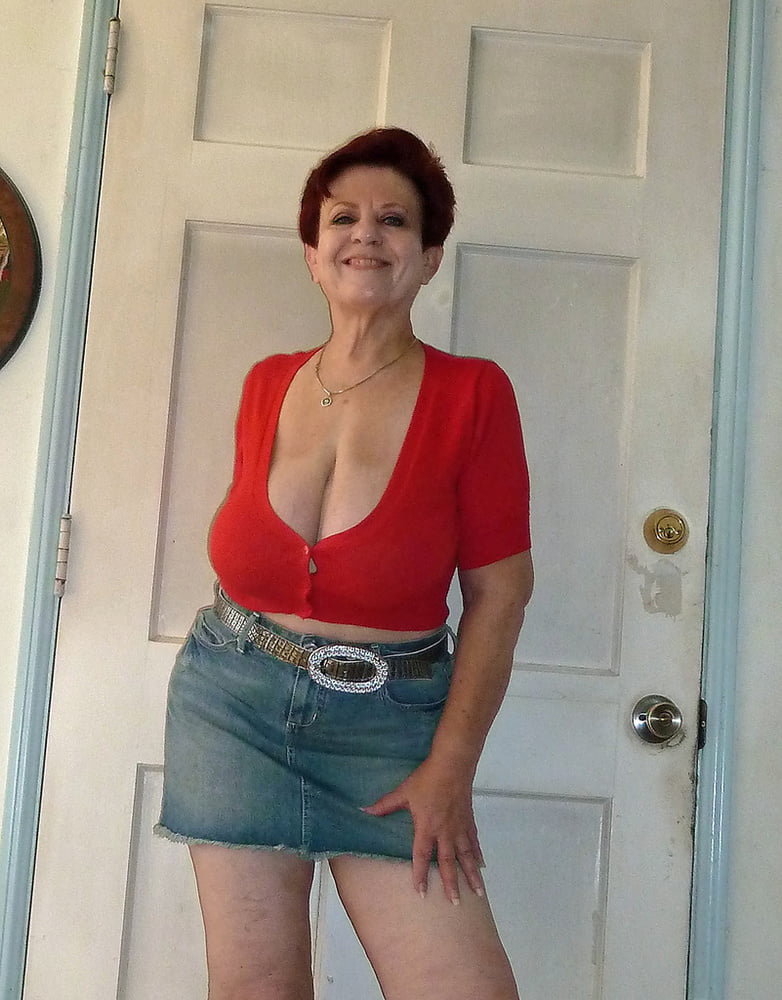 Brunette granny with big tits #99095050