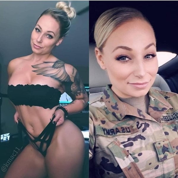 Sexy militärische Mädchen
 #104423129