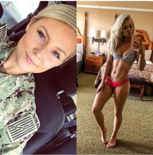 Sexy militärische Mädchen
 #104423132