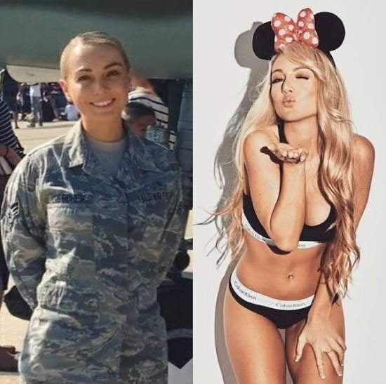 Sexy militärische Mädchen
 #104423135